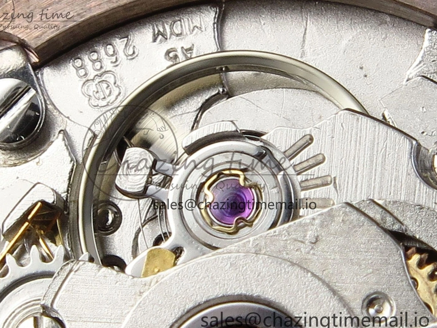 MiroTime 0218 DateJust 31 278271 ARF 1:1 Best Edition 904L Steel Purple Roman Diamonds Dial on SS RG Oyster Bracelet ETA TechFriendly 523